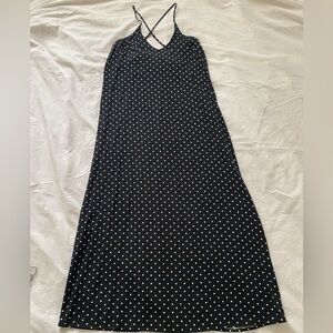 Old Navy, Black & White Polka Dress